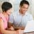Happy Asian childless couple